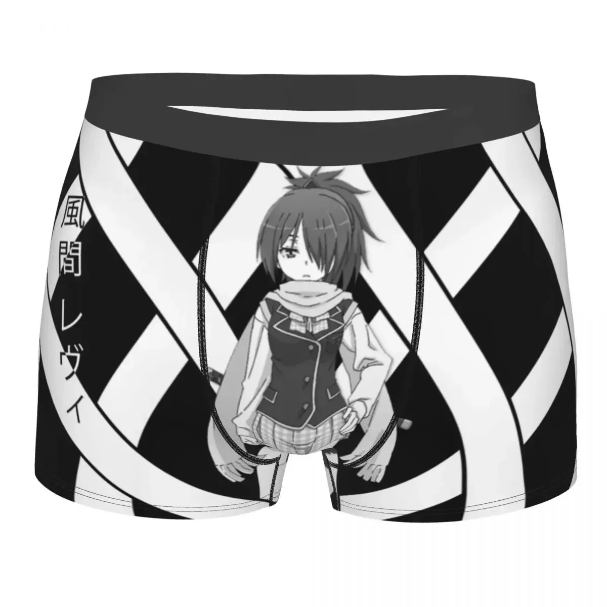 Seven Men Boxer Briefs Manga Cut Highly Breathable Underpants Print Shorts Birthday Gifts