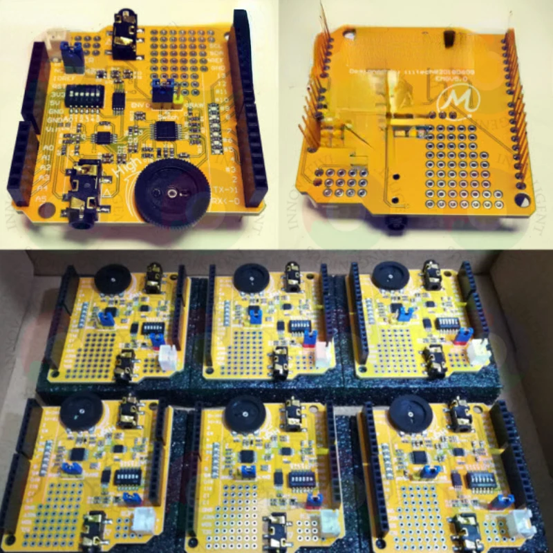 Sensor EMG, compatible con myoWare/SparkFun, software de código abierto EMG
