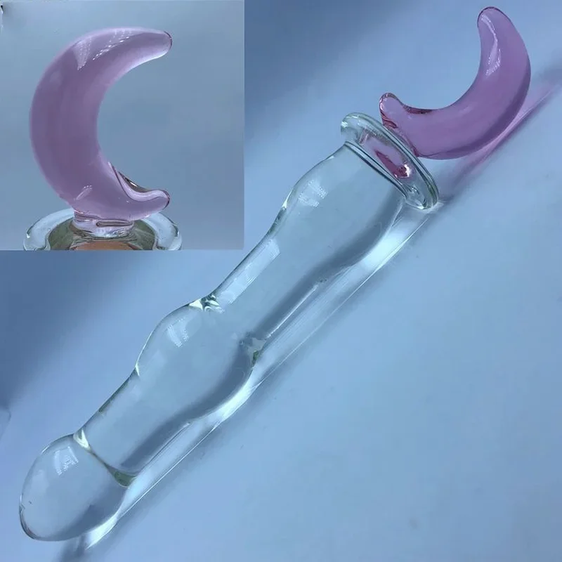 Crystal Glass Anal Plug Vaginal Anus Beads Butt Plug Sexual Toy Adult Dildo for Anal Massage Masturbation Sex Toys for Men Women