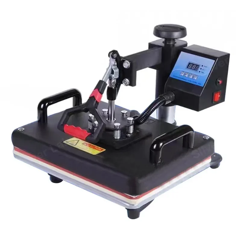 Dual Digital Heat Press Machine 650W Swing Away 360Degree Rotation Transfer Sublimation Printing for T-Shirt