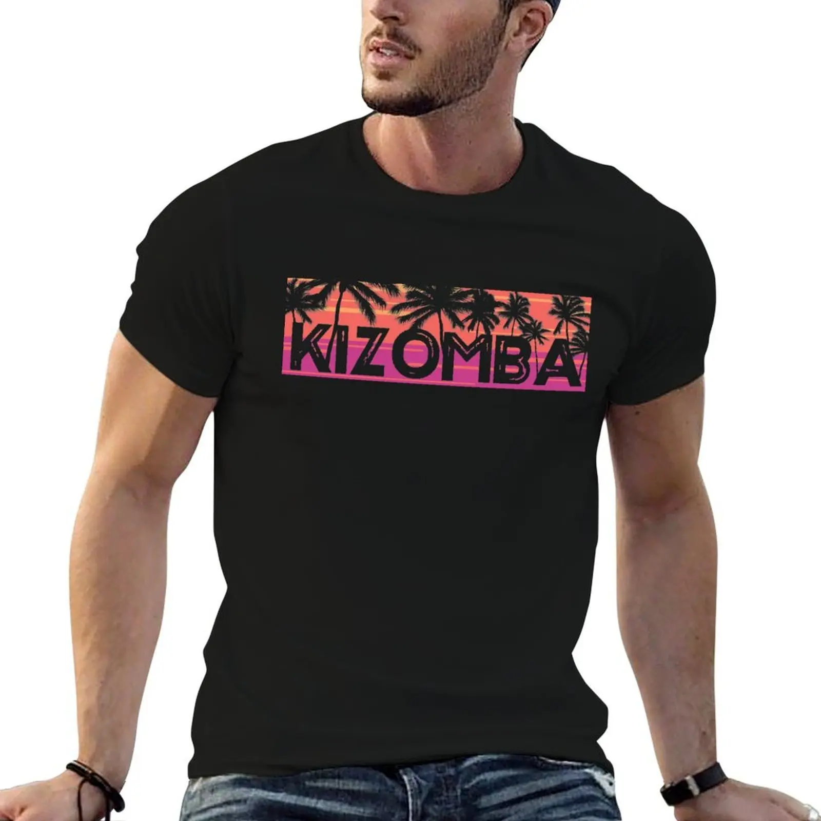

kizomba sunrise T-Shirt cotton t shirts high quality t shirts for man pack white man t shirt cotton high quality T-Shirt