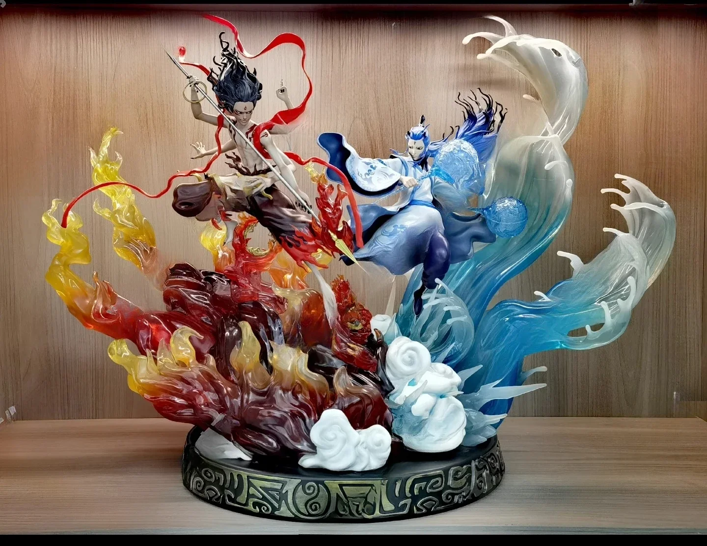 

Budget animation figure statue model ornament toy teenager Aoguang Aobing sparring spirit beads