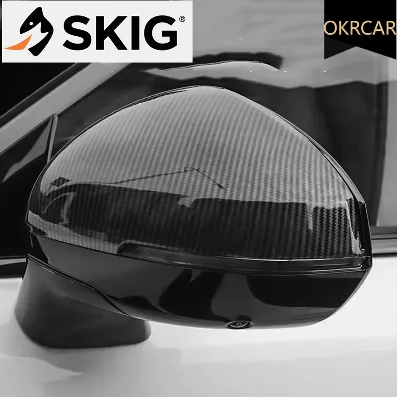 

Автомобильные внешние зеркала заднего вида, боковое зеркало заднего вида из углеродного волокна для Lynk & Co 01 2021 2022 2023 2024