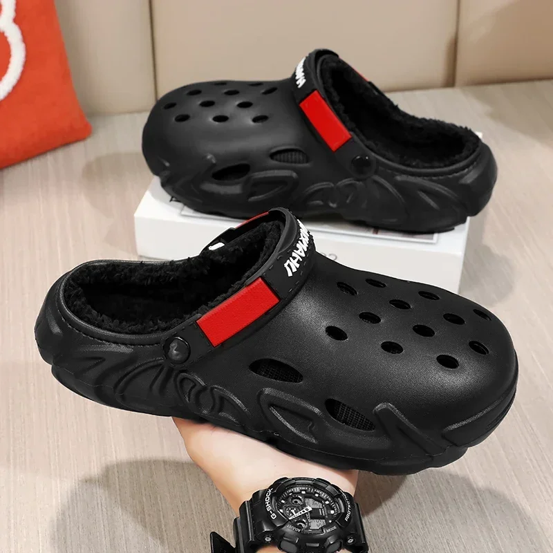 

Домашние и уличные тапочки для пар, хлопок, бархатные теплые, Нескользящие, модные, зимние