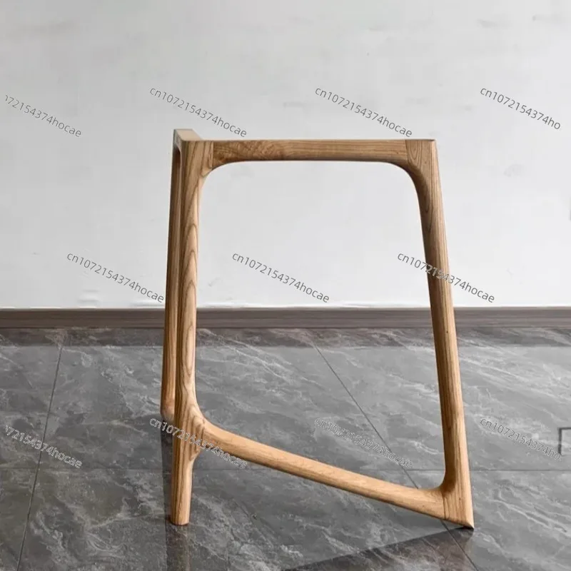 Butterfly Shape Creative Table Legs Solid Wood Desk Support Base Natural Wooden Furniture Feet Workbench Accessories Stand