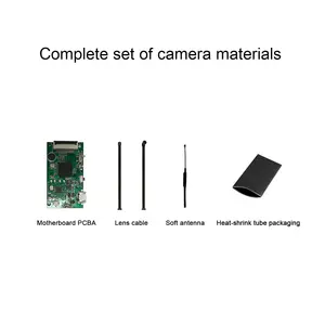 Bilashmart WiFi camera set of accessories 2 million pixel CCTV motherboard with microphone 1080p 185mm length module fixed focal