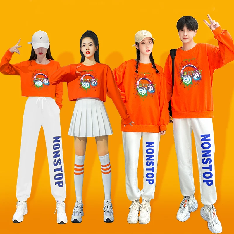 طقم ملابس رياضية للتمارين الهوائية، زي مدرسي للرقص، ملابس أداء رياضية للطلاب البالغين في الفعاليات الرياضية