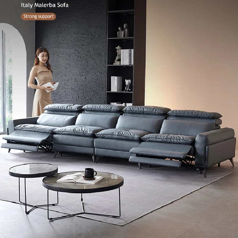 

Lounge Living Room Sofas Recliner Leather Floor Modern Luxury Lazy Electric Sofa Accent Divani Da Soggiorno Room Furniture