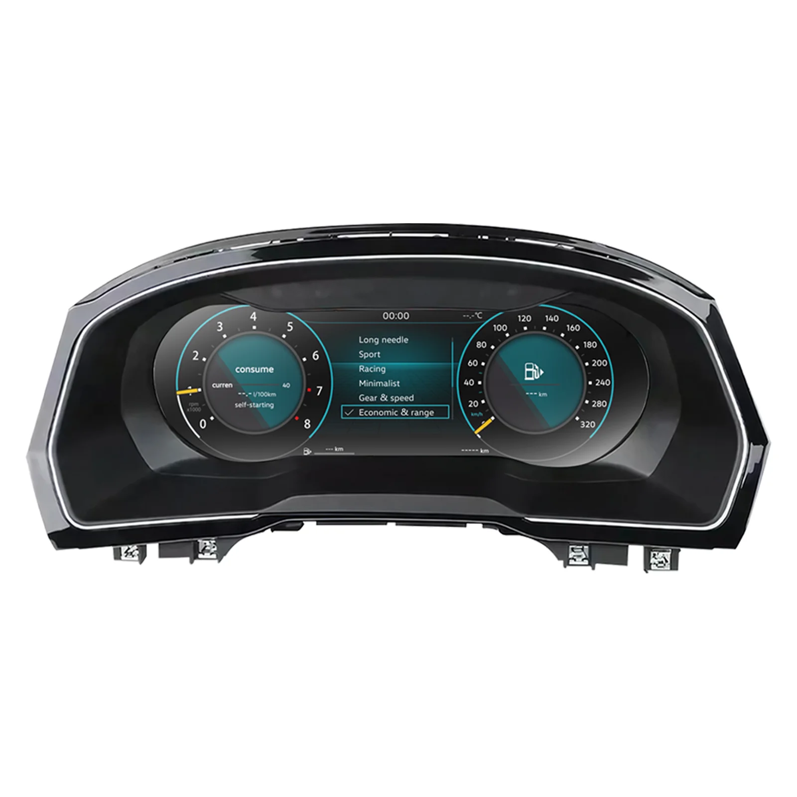 12,3'' HD LCD-Armaturenbrett-Instrumentencluster für VW Magotan Variant Passat B8 CC Baujahre 2017-2023 Virtuelles digitales Tachometer-Panel Cockpit