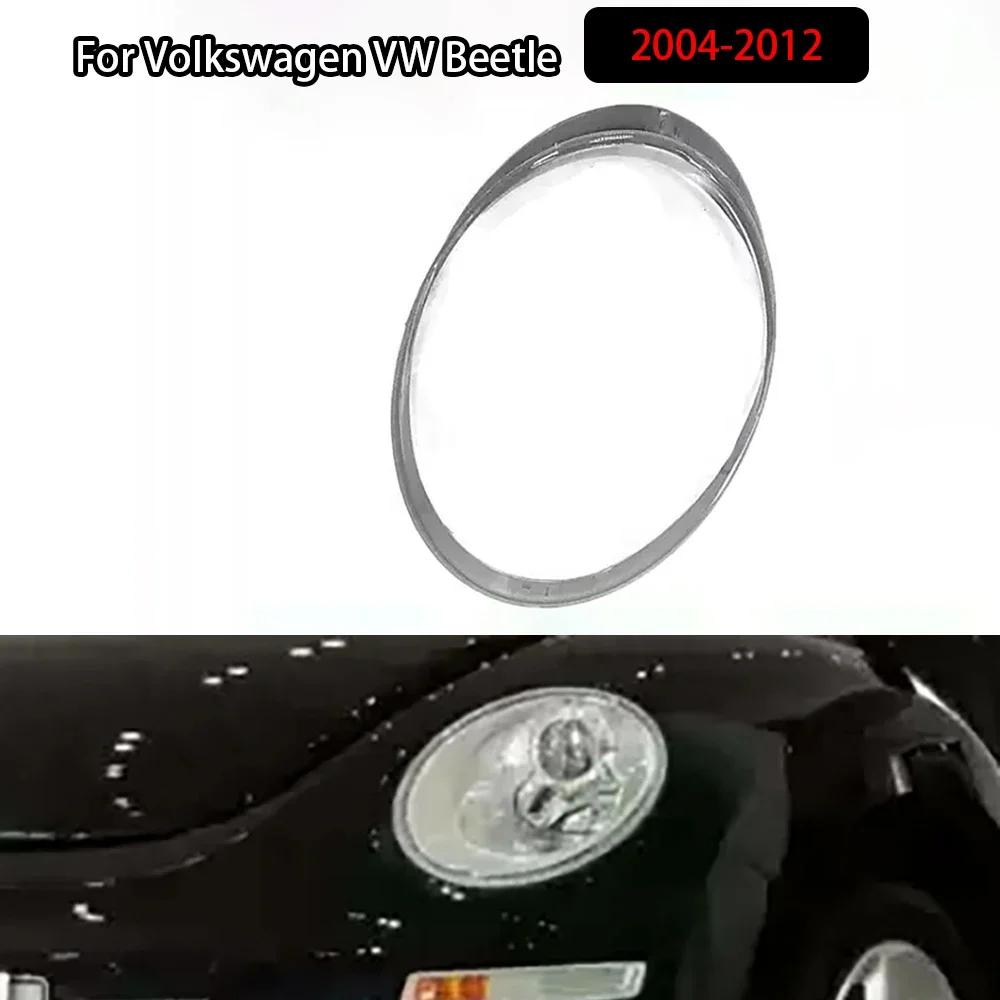 

For Volkswagen VW Beetle 2004-2012 Car Headlight Cover Transparent Headlamp Clear Plexiglass Lens Cover Car Accessories