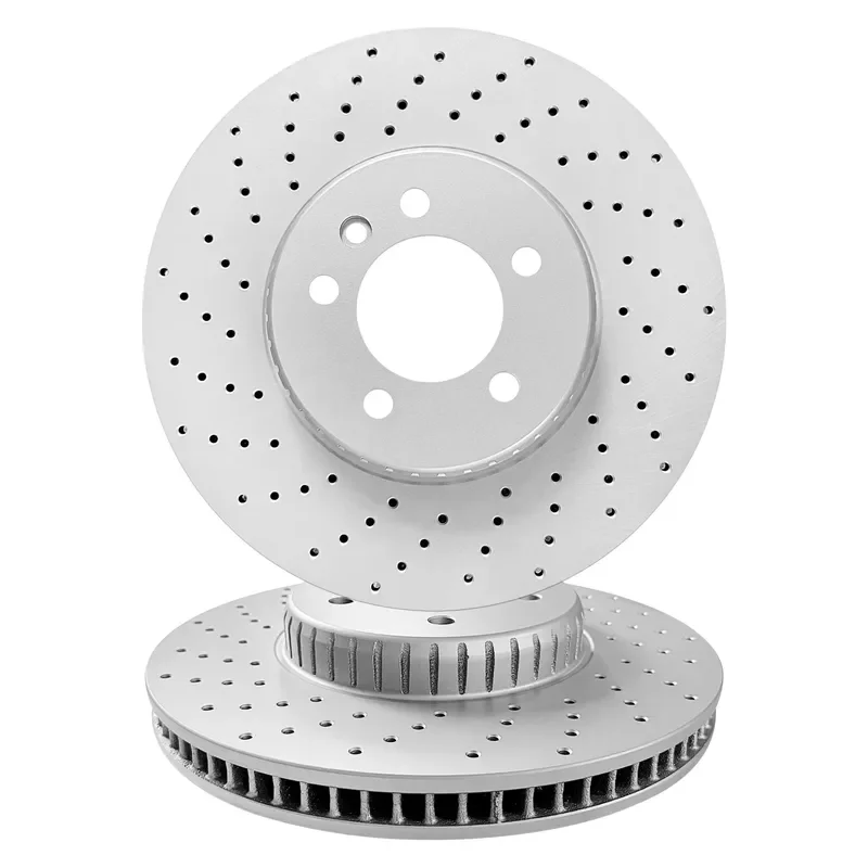 Multifunctional Front Drilled Slotted Brake Disc Rotor for Land Rover