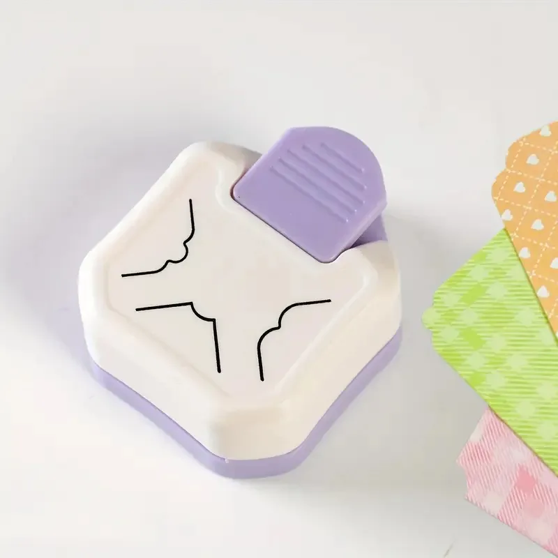 ثلاثة في واحد الزاوية المستديرة الزاوية المزخرف الزاوية القاطع ، DIY بها بنفسك بطاقة الصور بطاقة الأعمال القاطع قاطع الورق المستديرة