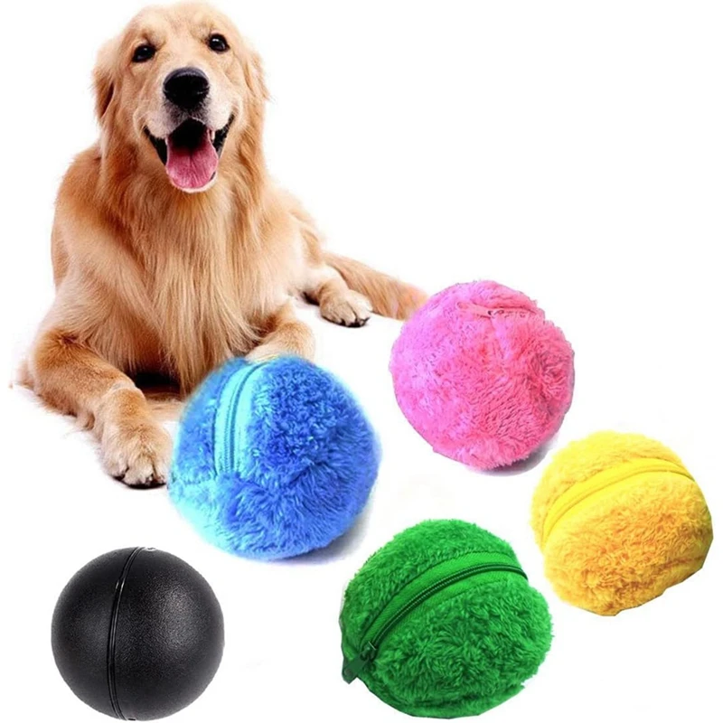 Активный катящийся шарик Автоматический роликовый шарик Rolling Ball Pet Интерактивная забавная игрушка Роликовый шарик подходит для сохраниния нашего пушистого друга Happy