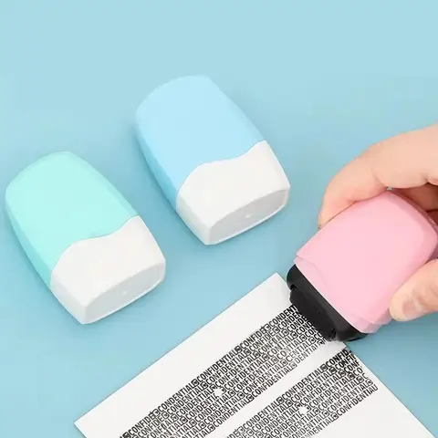Kimlik Koruması Rulo Damgası Kimlik Hırsızlığını Durdurun Kimlik Tanımlaması Gizliliği Koruması Gizli Adres Koruyucu