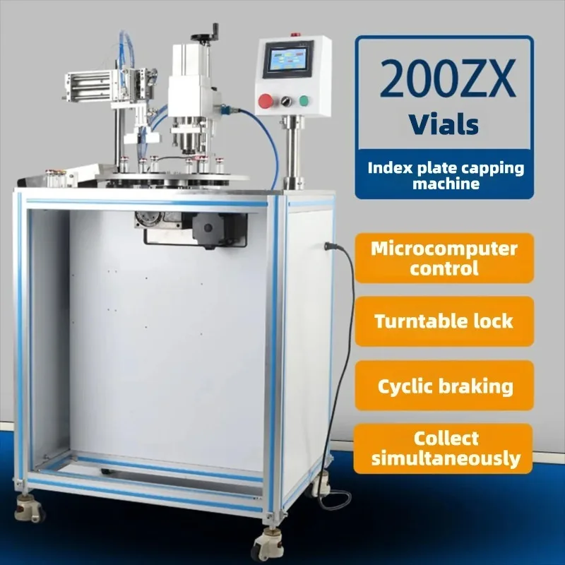 Pneumatic Vial Capping Machine 13mm 15mm 20mm For Cosmetic Glass Bottle Aluminum Cap Crimping Desktop Sealer Foot Pedal