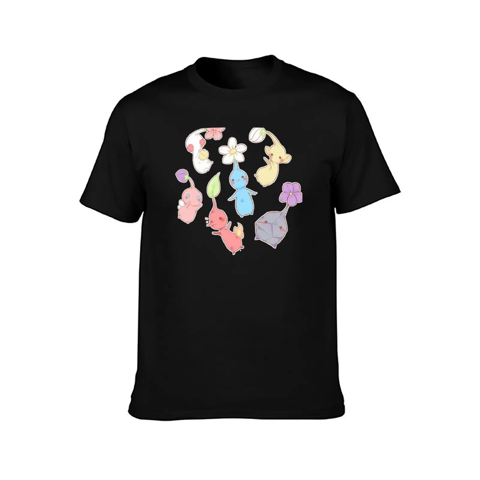 Pikmin pattern T-Shirt Big Size Simple T-Shirt