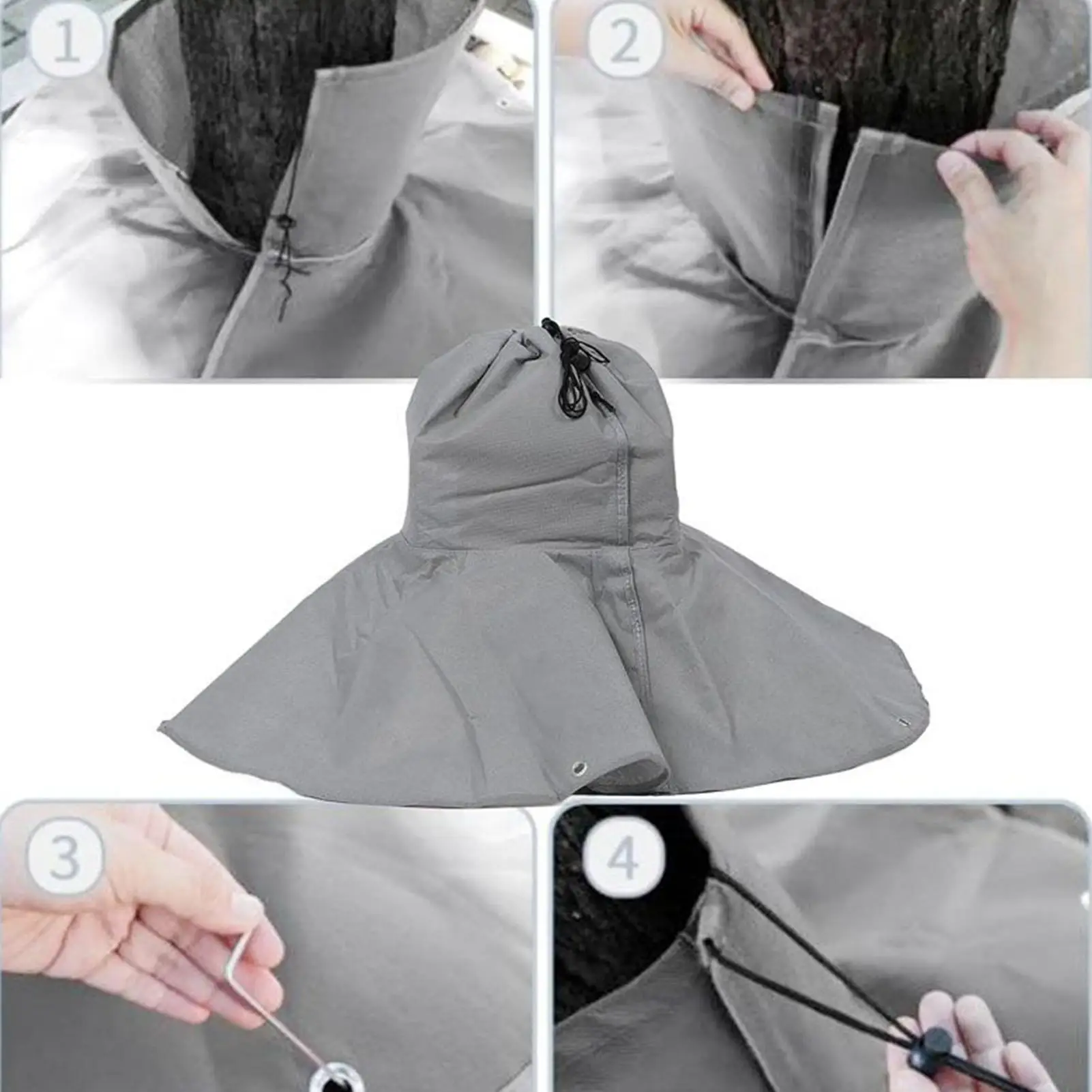 

Чехлы для корней растений, защитные многоразовые изолированные наружные чехлы для пальмы, мороз, защита от холодной погоды для цветочных кроватей, сада, двора, лужайки