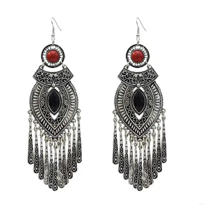  Artisanal Crafted Bohemian Dangle Earrings Lightweight Alloy Jewelry Perfect Gift for Fashion Forward Women and Girls