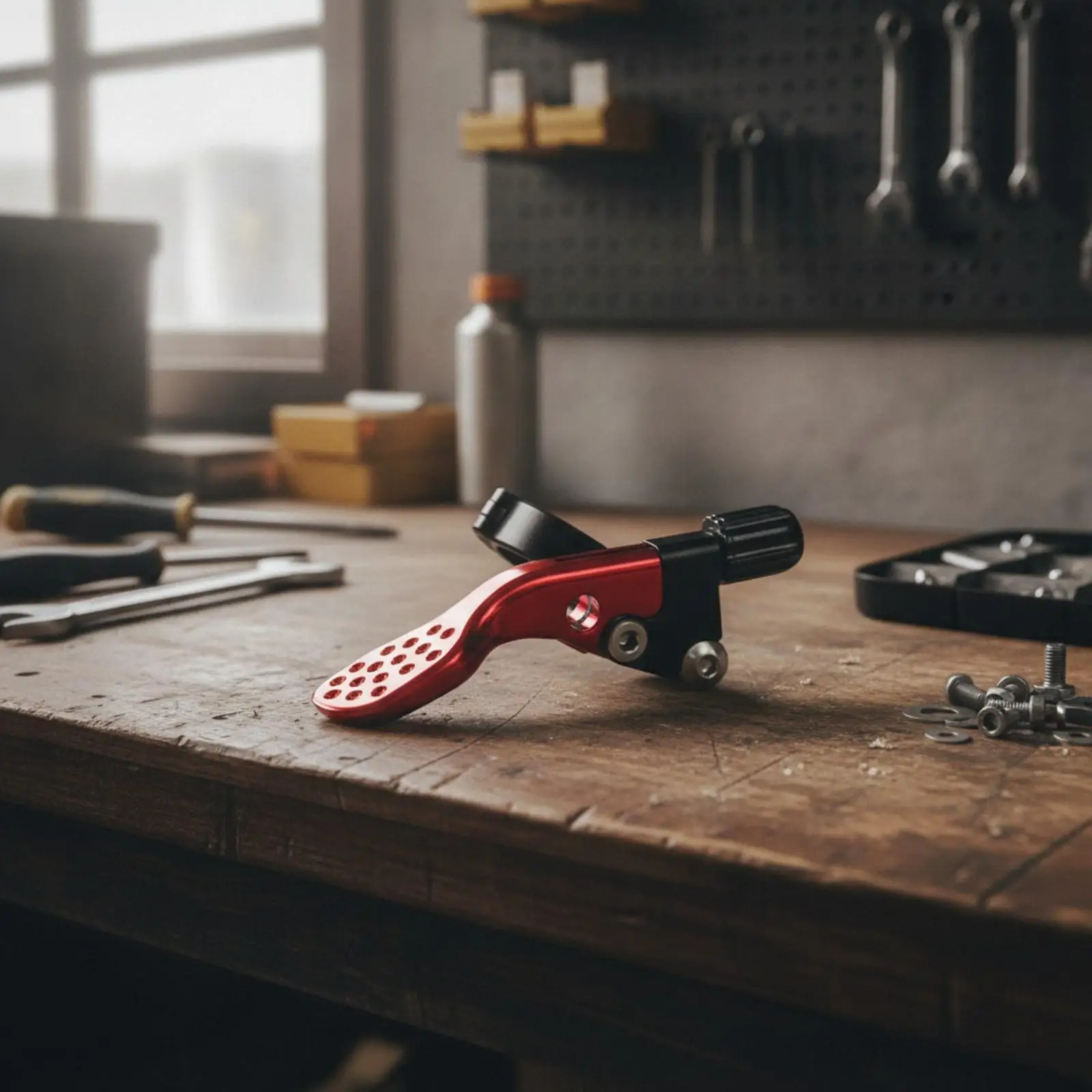 Dropper Lever with Cable and Housing | Large-Opening Clamp Structure Aluminum Alloy Construction, Dropper Post Remote Lever, for