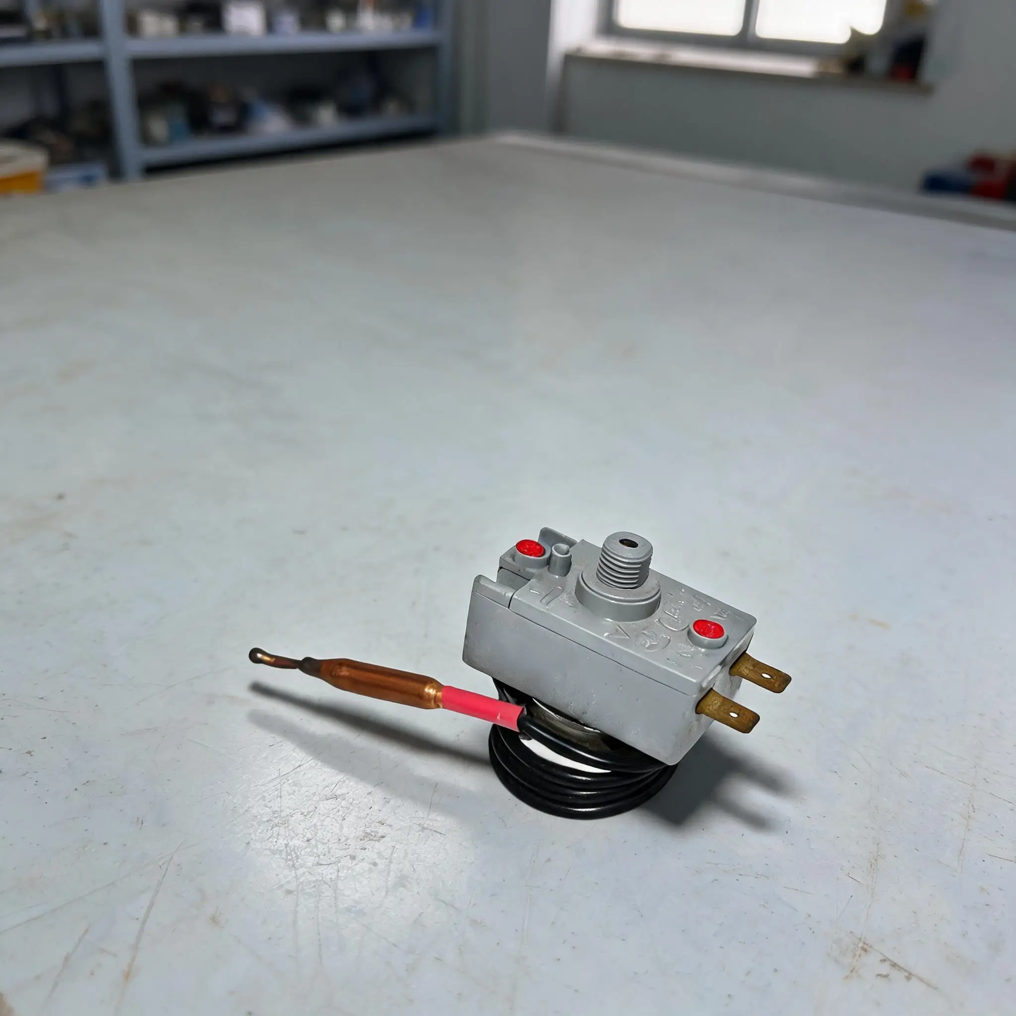 20A 250V Water Heater Thermostat Switch Temperature Limiter Control With Metal Probe For Standard Electric Heating Accessories