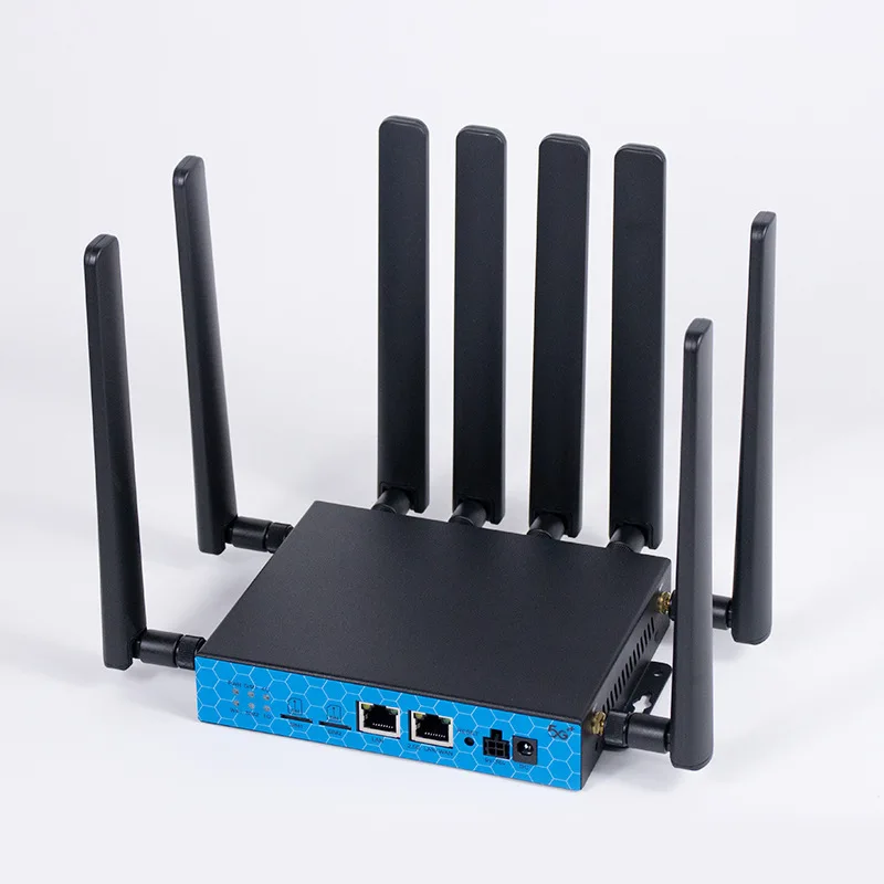 AX3000 Dual Band 4G/5G Router Industri Gigabit Portabel WI-FI6 Router Mobil SIM Slot Ganda