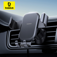 Baseus Car Phone Holder Gravity Holder Car Bracket For iPhone Samsung Xiaomi Hand-free Holder Phone Stand For Air Vent Car Mount