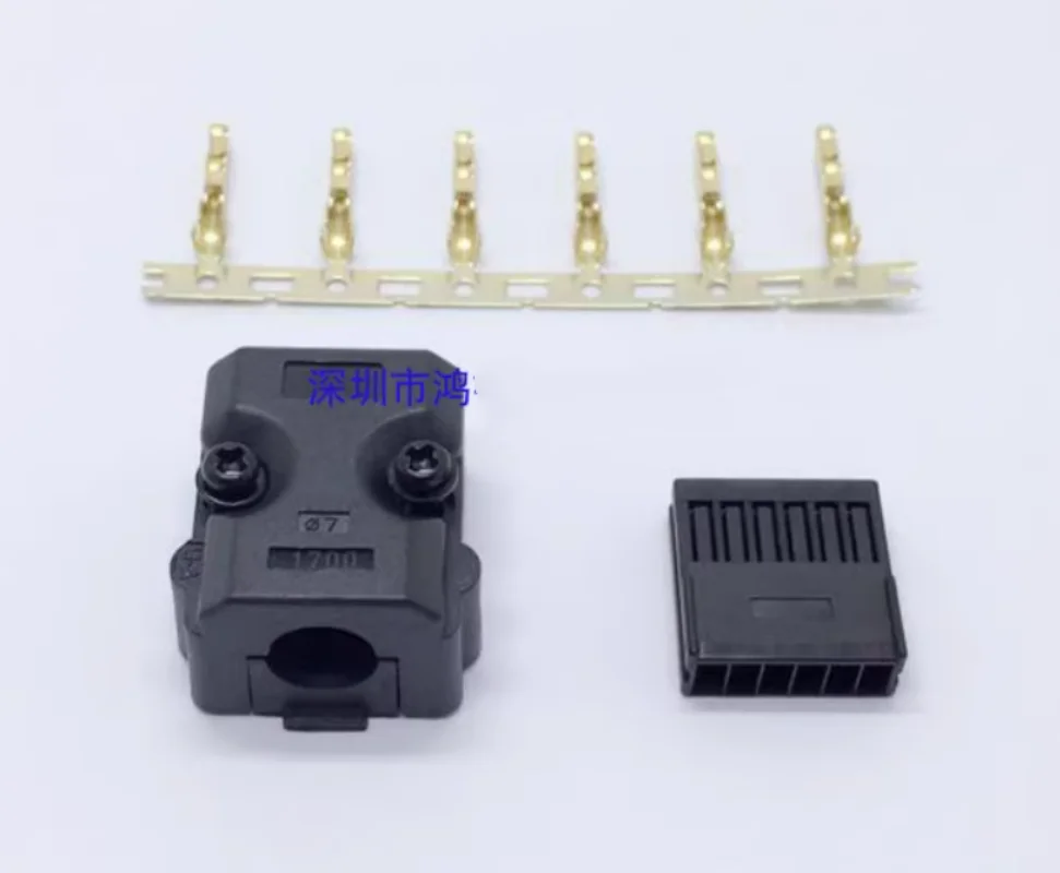 

5 sets Servo 5 series 6-core connector J17-06FMH-7KL-1M-CF JZSP-CSM9-1-E SM-1700