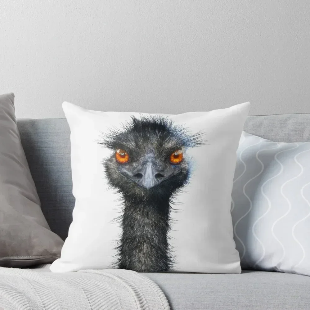 Emu Throw Pillow De…
