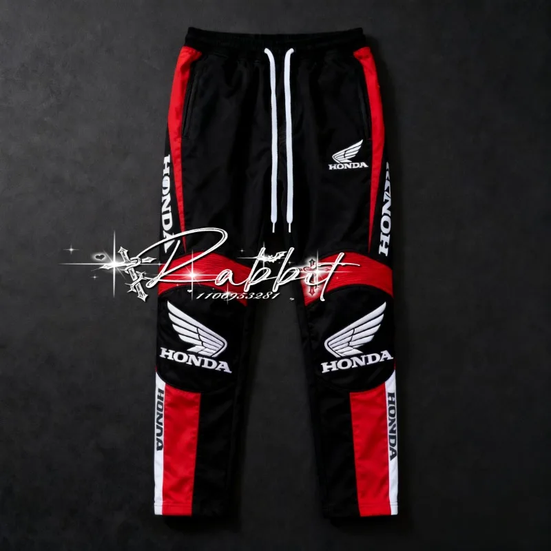 2026 nuevo diseño Honda Racing moda montar motocicleta ropa hombres todoterreno motocicleta bicicleta entusiasta pantalones especiales