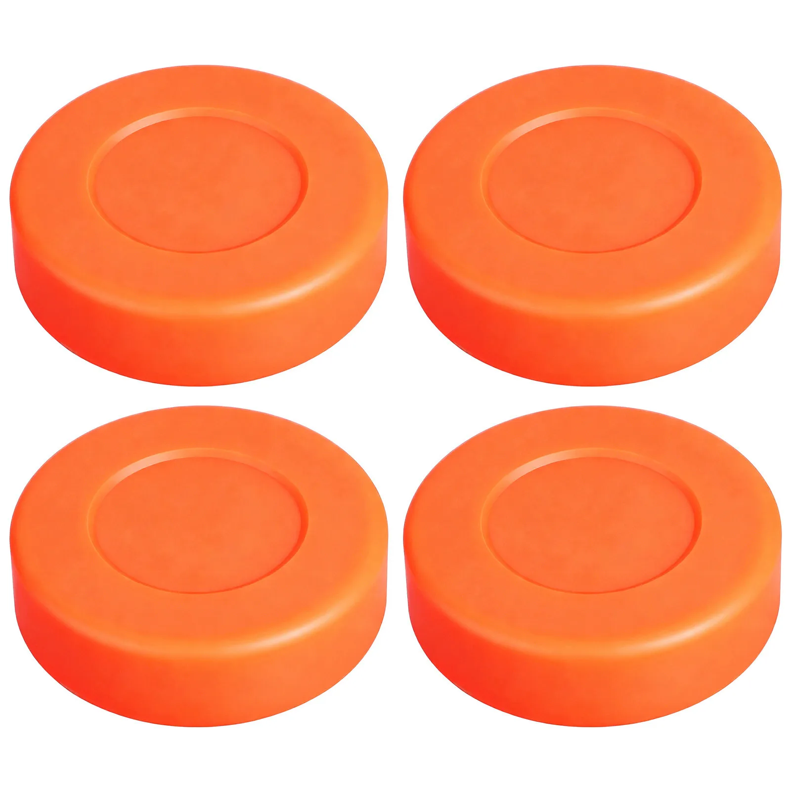 

4Pcs Ice Hockey Pucks Rubber Practice Pucks for Hockey Training Games Roller Skating Indoor Outdoor Use Anti-Slip Texture