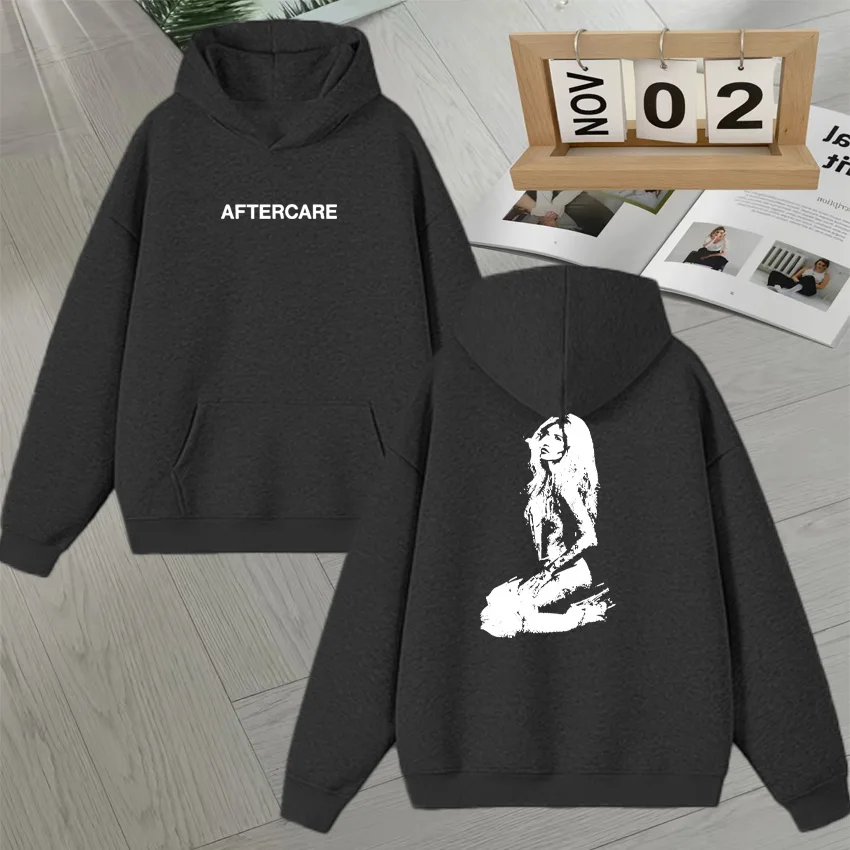 Hot sale Tate McRae Aesthetic Graphic Streetwear Sweatshirt Long sleeve Men Women Fleece Loose Pullover Unisex vintage Pullover