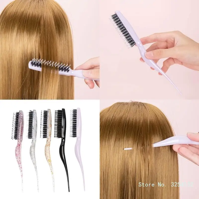 Fashion Hairdresser Detangling Comb Pointed Tail Pin Anti-static Hair Dye Style Tail Brush Hair Styling Beauty Tools