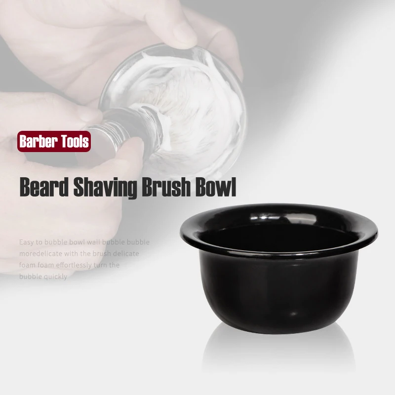 Barber Cleaning Cup for Razor Man\'s Plastic Shaving Bowl Soap Mug Bowl Professional for Home Salon Barber Tools