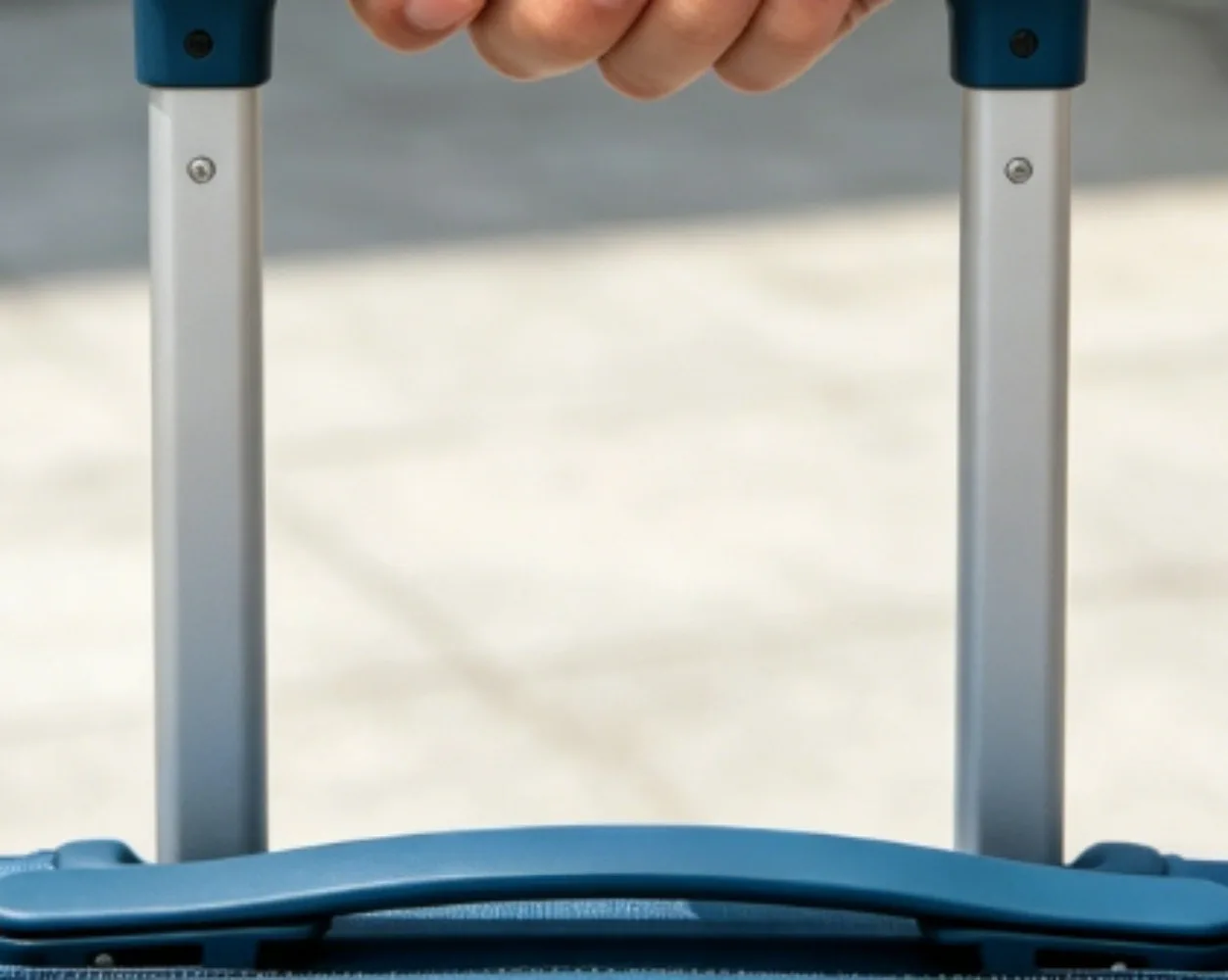 For Luggage Handle, Trolley Case Pull Handle with Blue ,Luggage Handle Parts Repair
