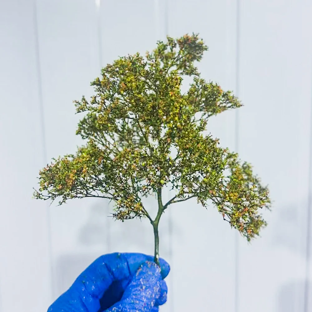 Materiały roślinne do modelarstwa: pianka morska/mozaika morska, drzewka, akcesoria, do tworzenia miniaturowych lasów, krzewów w modelach budowlanych, modelach kolejowych.