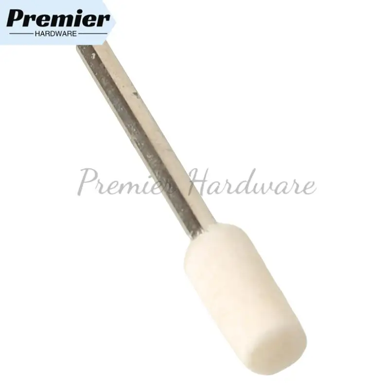 

Wool Felt Mounted Polishing Buffing Wheel OD 6mm grinding head For Dremel Drill Rotary Tool 3mm Shank