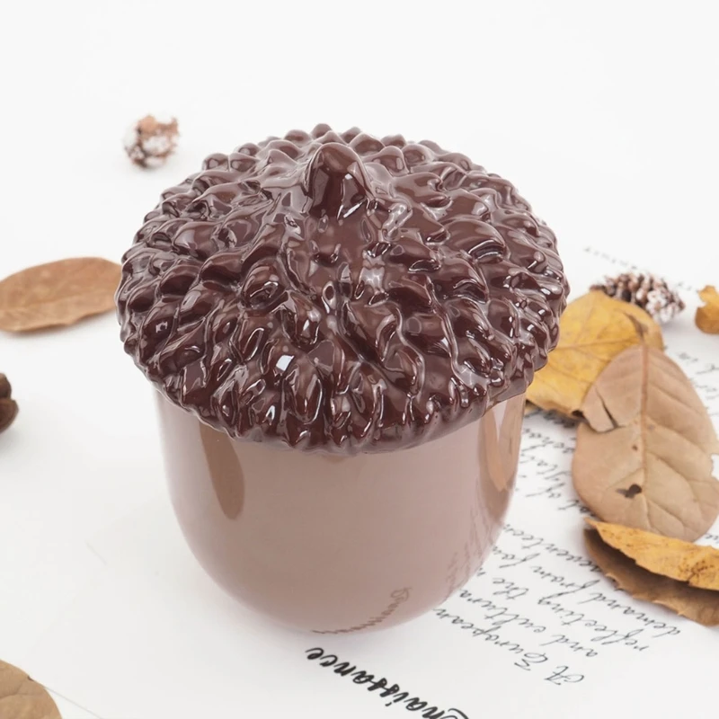 R3MC Round Storage-Case Mold Silicone Container Mold with Lids Pinecone Shape Jar Epoxy Casting Mold DIY-Jewelry Container