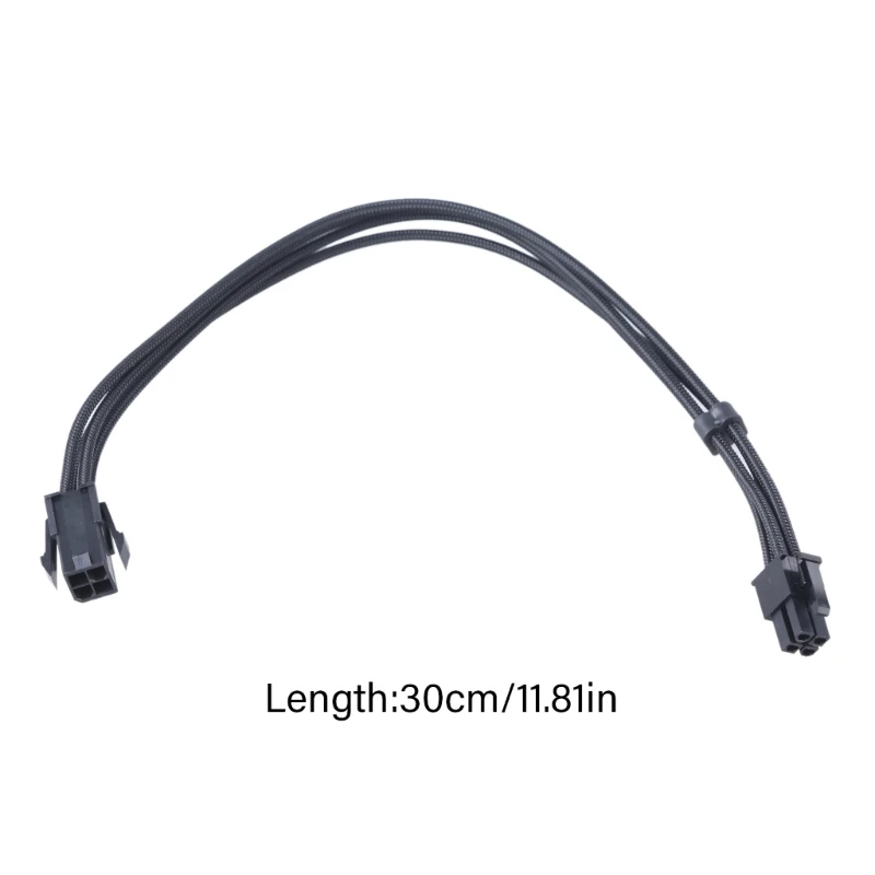 Cable extensión macho a para CPU, E9LB, 30CM, 4 pines, placa base ordenador, Cable alimentación 4 pines