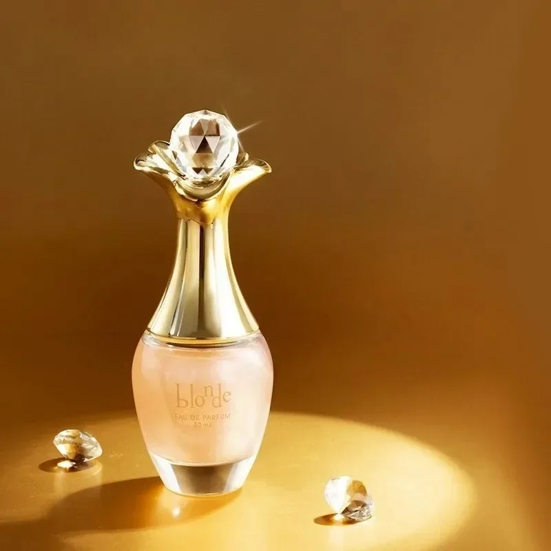 Блондинка Bombshell Кокетливый парфюм 50 мл Фруктовый цветочный аромат с элегантными нотами и краской мускуса для очаровательного соблазнительного аромата