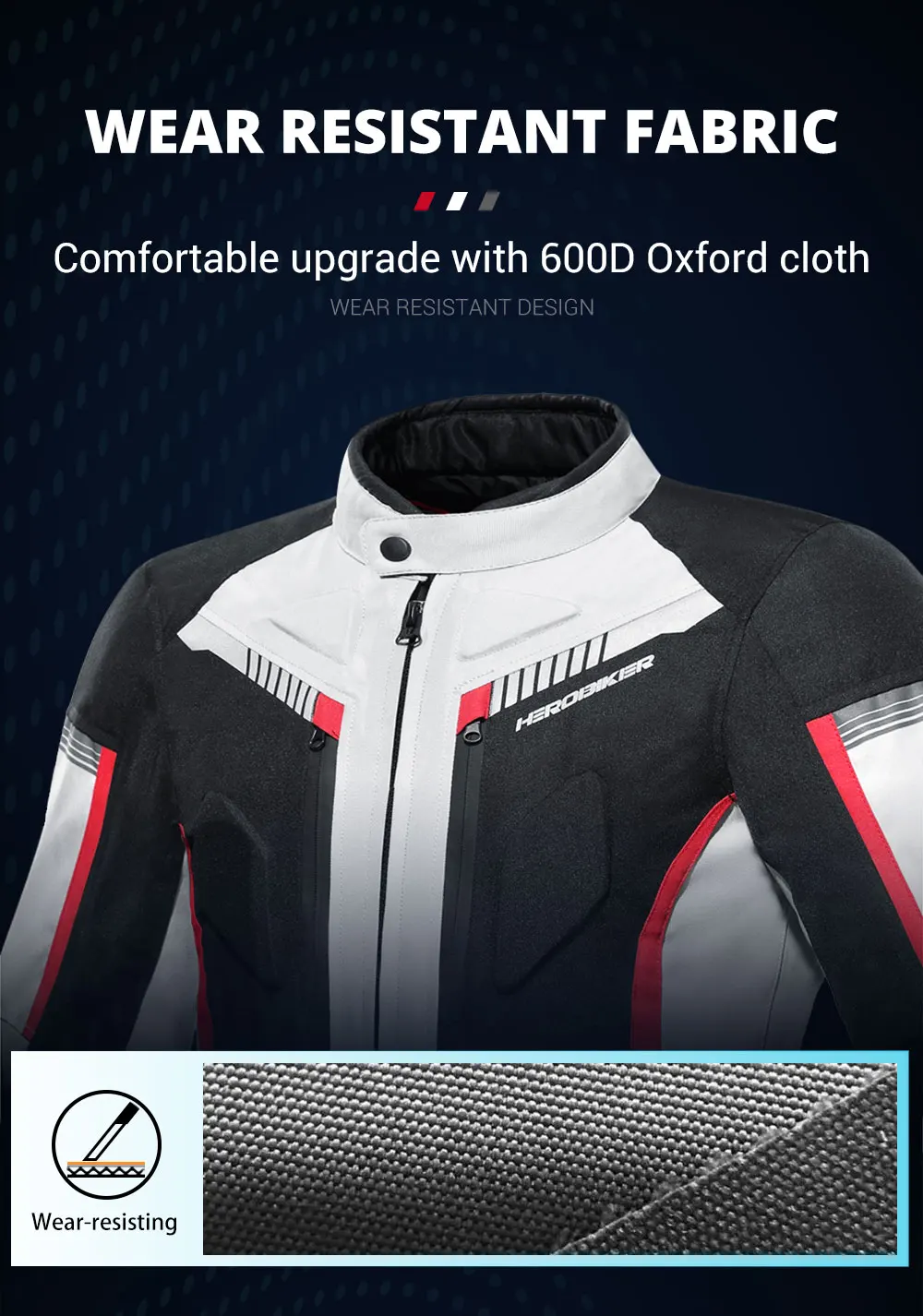 HEROBIKER Waterproof Motorcycle Jacket Man Racing Jacket Wearable Motorcycle Pants Moto Clothing With EVA Protection 12 Sb17c963cacbe46e8a48cc9f4bc4f54dd8
