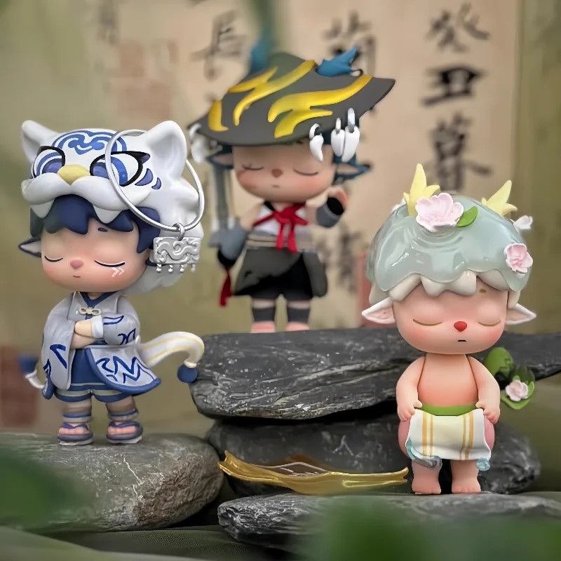 

Милая серия Mimi Leisurely Immortal, слепая коробка, экшн-фигурка ручной работы, загадочная коробка, модель игрушки, сборная модель, подарок-сюрприз на день рождения