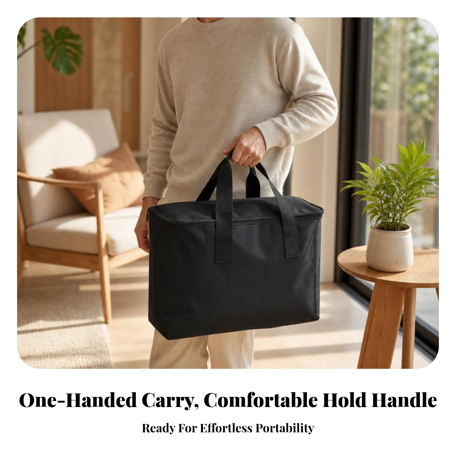 Desktop Computer Storage Bag Organized Desktop Computer Carrying Case Carry Tote Bag Portable Heavy-Duty for Gamers, Moving
