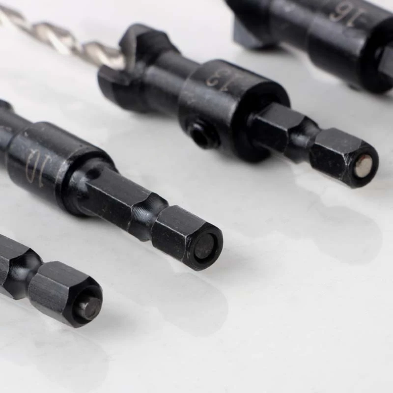 Shank Counter Sinker Drill Bit Set Tool Sets for Wood Countersink Bit Reaming Drill Hole Dropship