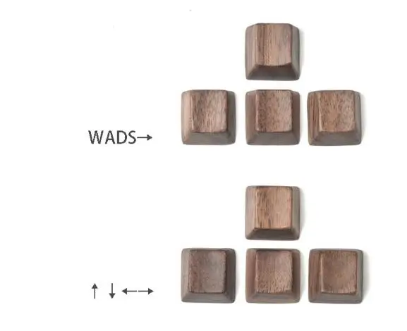 OEM Wood keycap for MX mechanical keyboard walnut 6.25u spacebar R4 Esc Enter Backspace