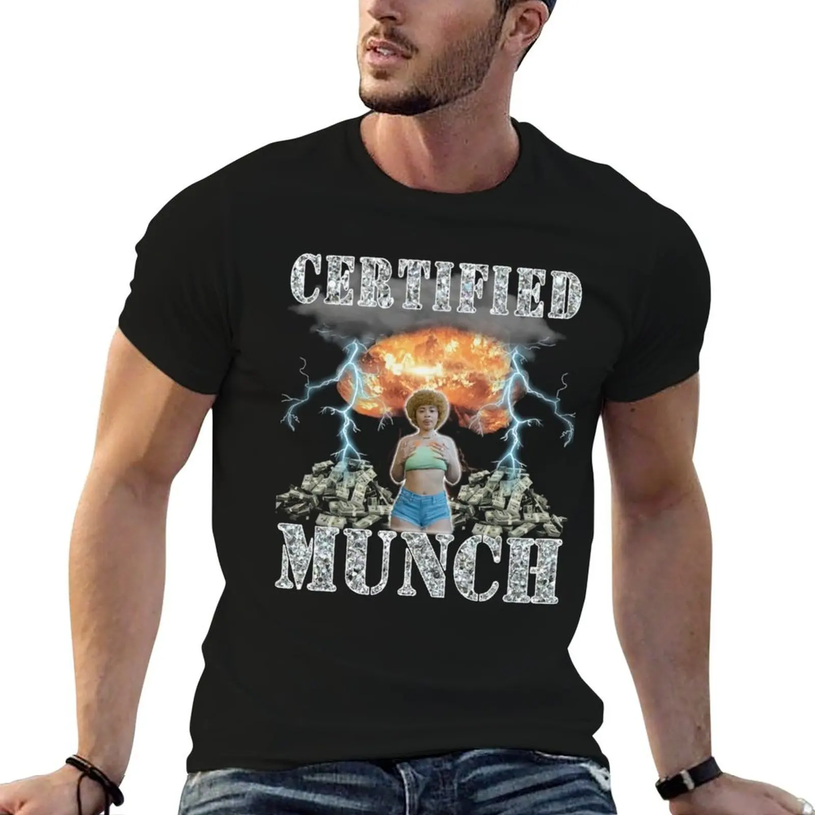 Certified Munch T-Shirt man t shirt heavy cotton cotton t shirt pack t shirt personalised T-shirt