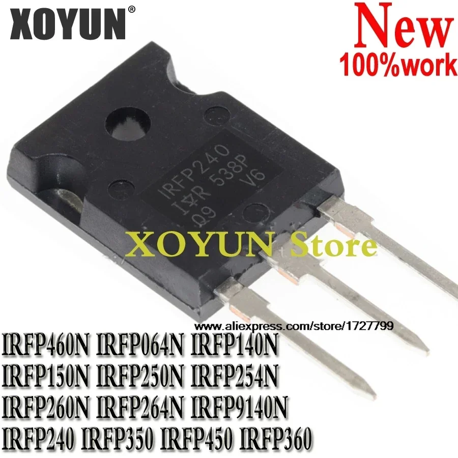 (5piece) New IRFP460N IRFP064N IRFP140N IRFP150N IRFP250N IRFP254N IRFP260N IRFP264N IRFP9140N IRFP240 IRFP350 IRFP450 IRFP360