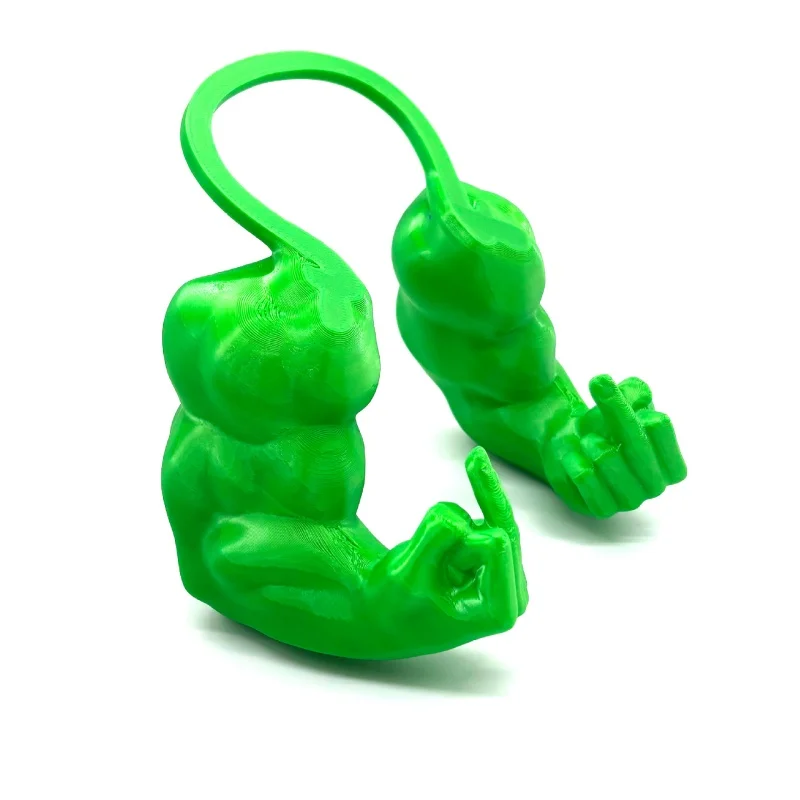 Mittelfinger-Katze Muskelarm - 3D-Gedruckte Nacktarm-Muskeltextur, Lustiges Haustierzubehör, Halloween-Katzenaccessoires – Detail 5