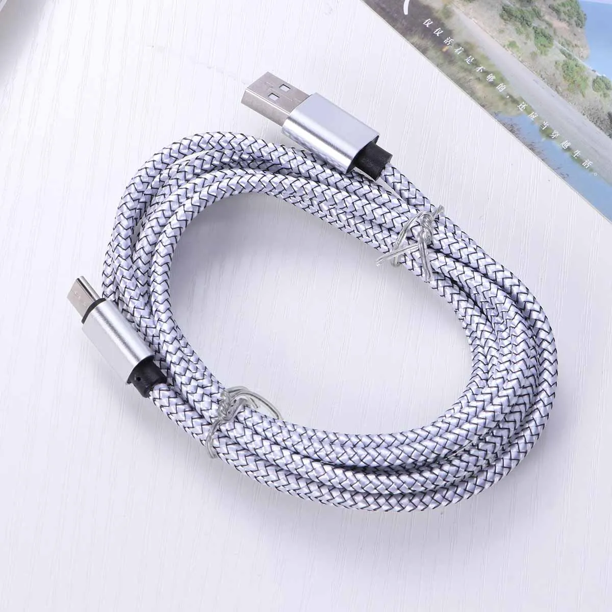 

Type C USB Cord Fast Charging Cable Braided Charging Cables Fast Sync Type C Cable for Galaxy Devices