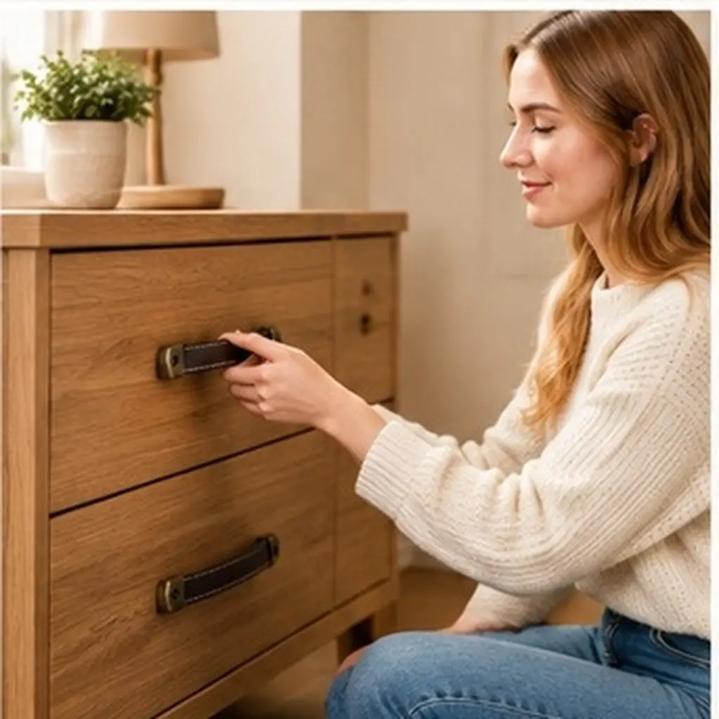 6Pcs Premium Pull Handles Modern Traditional Style Drawer Cabinet Door Pulls for Furniture Cupboard Wardrobe Shoe Locker