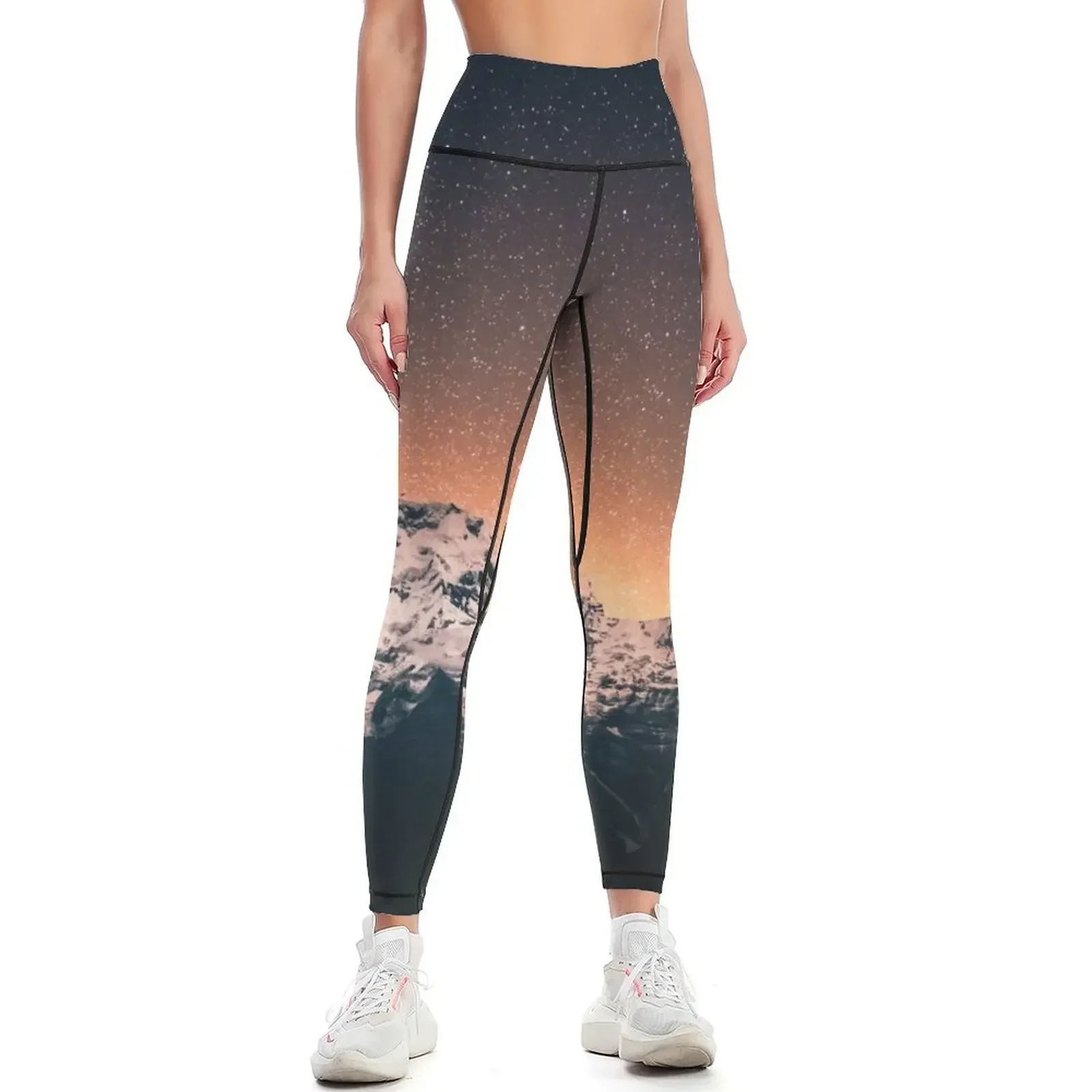 

Star Mountain Milky Way Night Leggings sports tennis for gym's clothing legging gym legging pants raises butt Womens Leggings